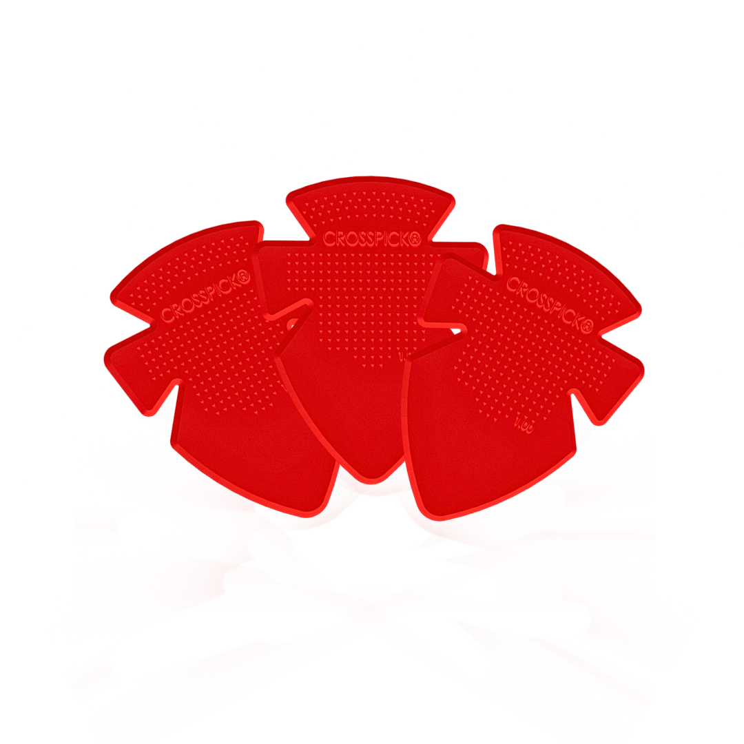 Pacchetto 3 plettri Funky Red